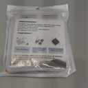 50 Pack Square Disposable Shower Drain Hair Catcher Stickers - Waterproof Drain Covers for Bathroom Floor, Sink & Bathtub, Easy-Peel Drain Hair Trap for Clog Prevention & Hygiene