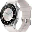 Fitpolo Smart Watch for Men Women,1.3" AMOLED Touchscreen Fitness Tracker, Make/Answer Calls, Heart Rate SpO2 Monitor, IP68 Waterproof, Sleep & Activity Tracking Smartwatch for Android Phones iPhone, Grey