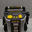 STANLEY J509 Portable Power Station Jump Starter 1000 Peak Amp Battery Booster, USB Port, Battery Clamps
