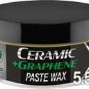 Turtle Wax Hybrid Solutions Ceramic Graphene Paste Wax for Car Detailing, High Gloss Shine, Extreme Water Beading, Long-Lasting Protection, for Paint, Glass Metal, Wheels and More, 5.5 oz (Pack of 1)
