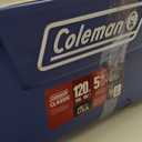 Coleman Classic Series Insulated Portable Cooler, Leak-Resistant Outdoor Hard Cooler Keeps Ice up to 5 Days, 120 Quart (Twilight)