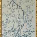 HongFengtang Chinese Rice Paper Print China Flower And Bird Bamboo Frame 54.3 X 28 Inches (Large A)