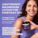 Topical Magnesium Lotion for Legs & Feet - Nighttime Magnesium Cream with Lavender, Arnica, Boswellia & MSM - Calming, Relaxing Leg Cream & Body Recovery Moisturizer, Non-Greasy, 14 oz