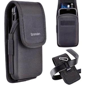 Heavy Duty Holster for Samsung Galaxy S25 Ultra, S24 Ultra, S23 Ultra, S22 Ultra, S21 Ultra, Google Pixel 10 Pro XL, Pixel 9 Pro XL, 8 Pro, 7 Pro - Military Grade Pouch (Fits Armor Case on)