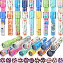 Chivao 30 Pcs Classic Kaleidoscopes Kids Vintage Toys, Return Gifts for Kids Birthday Mini Kaleidoscope Kit for School Classroom Prizes, Stock Stuffers Bag Fillers, Random Colors(Cute Style)