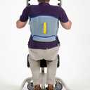 Patient Aid Padded Sit-to-Stand Wide Transfer Sling for 400-600 lbs Patient (PASA4) with Back Support Padding, and Stand Assist Lifting Straps for Moving Patient, Works with Most Lifts, X-Large (Pack of 1)