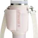 STANLEY All Day Quencher Carry All for 40 oz Tumbler with Handle | Crossbody Bag with Phone Holder Pocket, Card Sleeve & Detachable Strap | Water Bottle Carrier Bag | BPA-Free | (Rose Quartz)