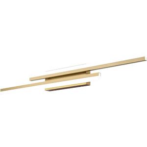 PRESDE 40" LED Bathroom Vanity Light, Modern Brushed Gold Wall Bar Fixture Over Mirror Dimmable