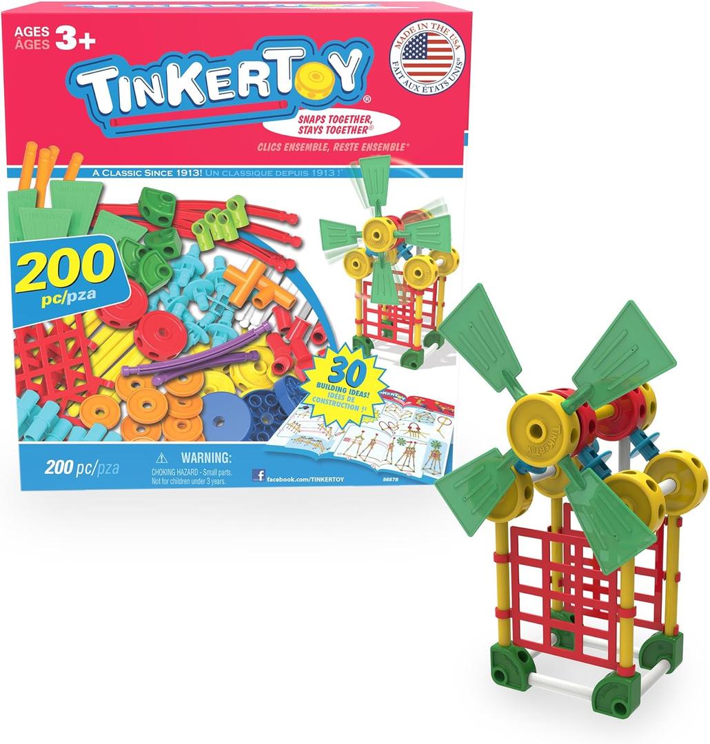 30 Model 200 Piece Super Building Set - Preschool Learning Educational Toy for Girls and Boys 3+ 