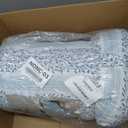 Martha Stewart - Queen Comforter Set with Shams, Cotton Sateen,Queen, Verbena Stripe Blue