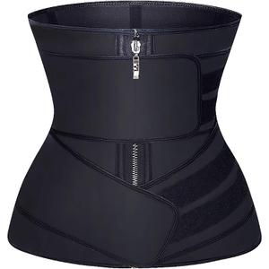 YIANNA Waist Trainer for Women Latex Underbust Training Belt Tummy Control Waist Cincher Sport Girdle, Size M
