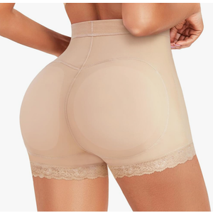 AOSBOEI Women Butt Lifter Panties Padded Shapewear Hip Enhancer Pads Shorts Seamless Underwear Tummy Control Boyshorts, L AOSBOEI Women Butt Lifter Panties Padded Shapewear Hip Enhancer Pads Shorts Seamless Underwear Tummy Control Boyshorts, L