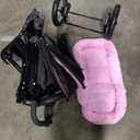 Pet Gear No-Zip NV Pet Stroller for Cats/ Dogs, Zipperless Entry, Easy One-Hand Fold, Gel-Filled Tires, Plush Pad + Weather Cover Included, Peony