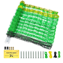 Electric Fence Netting, 42.5" H x 164' L, Portable Livestock Nets Mesh for Hog, Dogs, Deer, Goats, Larger Animals Electric Fencing for Backyards, Homesteaders, Farms, Ranches, Gardens