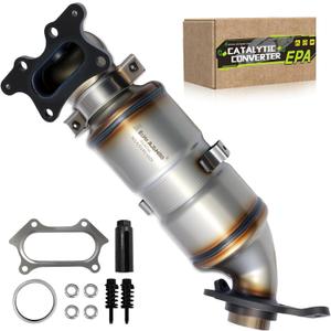 Front Catalytic Converter Compatible with Honda Civic 2006 2007 2008 2009 2010 2011 1.8L L4, Catalytic Convertor EPA Compliant 16641