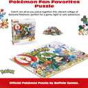 Buffalo Games - Pokmon - Fan Favorites - 300 Piece Jigsaw Puzzle for Adults - Vibrant Jigsaw Puzzles with Oversized Pieces - Finished Size 21.25 x 15.00
