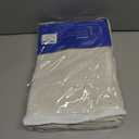 MIULEE Linen White Curtains 90 Inch Length 2 Panels Set for Living Room Bedroom Semi Sheer Light Filtering Farmhouse Rod Pocket Long Soft Thick Linen Textured Window Drapes W42XL90