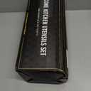 Umite Chef Kitchen Cooking Utensils Set, 33 pcs Non-Stick Silicone Cooking Kitchen Utensils Spatula Set with Holder, Wooden Handle Silicone Kitchen Gadgets Utensil Set (Khaki)