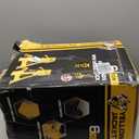 YELLOW JACKET Jack Stands 6 Ton with Double Locking and Large Foot Base for Lifting SUVS, Heavy Duty Steel, 13000 lb Capacity, 1 Pair, Yellow