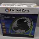 COMFORT ZONE 12" Low-Profile Desk & Floor Fan