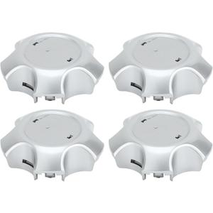 4 Pc Wheel Center Caps Hub Caps Rim Center Caps for Toyota Rav4 2006-2012 Wheel Caps Hubcap Center Covers No.4260B0R020 Silver Tone Plastic