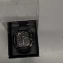 ULTIMAL Rugged Case with Band for Apple Watch 49mm,Compatible with Apple Watch Ultra 3/2/1, Military Grade Shockproof Bumper Cover for iWatch Tactical Band Men (49mm,Black)