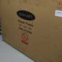 DOAI ART 24x36 Poster Frame Black 2 Pack, Poster Frames 24 x 36 inches or 24x36 Picture Frames with HD Plexiglass for Horizontal or Vertical Wall Mounting, Durable Scratch-proof Safe and Artistic