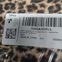 Tallew Leopard Car Accessories Seat Covers Full Sets Steering Wheel Cover License Plate Cover Rubber Car Floor Mat Leopard Protector Interior Accessories Universal Fits (Brown)