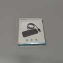 Aceele USB Hub 3.0 with Individual LED Power Switches & Type C Power Port, Multiport USB Splitter 3.0 with 4FT Long Cable, Slim & Portable USB Port Extender for Laptops, PC, MacBook, Mac Pro and More