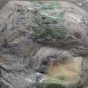 ShinHye Cat Bed Round Plush Fluffy Hooded Cat Bed Cave, Cozy for Indoor Cats or Small Dog beds, Soothing Pet Beds Doughnut Calm Anti-nxiety Dog Bed - Waterproof Bottom Washable (2020inch, Grey)