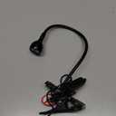 AORAEM Nail Lamp LED Nail Manicure Dryer Curing Light with Black Gooseneck and Clamp for Gel Nails