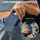 TUCCH Wallet Case for iPhone 16 Pro Max, [Undetachable] PU Leather Wallet with RFID Blocking [6 Card Holder] Magnetic Closure, Protective Shockproof Phone Cover for iPhone 16 Pro Max, Dark Blue