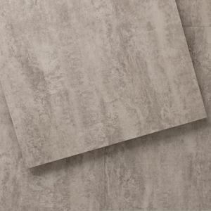 Lucida Surfaces Luxury Vinyl Flooring Tiles | Peel and Stick Floor Tile for DIY Installation | 36 Stone Look Tiles | Cement | BaseCore | 36 Sq. Feet | 12" x 12" (36 Tiles)
