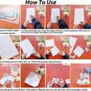 Alinaute 4 Sizes in 1 Envelope Maker Guide Card Envelope Making Template Tool for Paper Craft Handmade Card