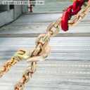 VEVOR Transport Binder Chain, 4900lbs Working Load Limit, 5/16''x20' G80 Tow Chain Tie Down with Grab Hooks, DOT Certified, Galvanized Coating Manganese Steel for Dock Factory Construction Site, 2Pack