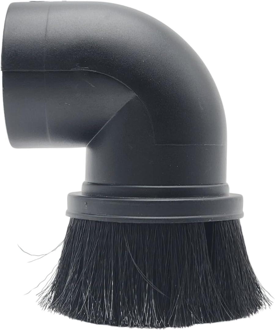 for Shop Vac Brush Attachment 2 1/2'' - Round Dusting Brush for Wet Dry Vacuum, 2.5 Inch Dust Attachment, for Shop Vac Accessories 2 1/2 Inch, PP Bristles