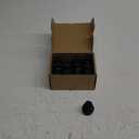 Set of 24, 15646250 Wheel Lug Nut Cap Black Plastic Covers Thread M27X2.0 for Sliverado Sierra 1500 Yukon Avalanche Suburban Express 1500 C1500 K1500 Escalade Traverse Yukon Dual Thread Lug Nuts