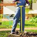 BARAYSTUS Garden Hand Tiller Garden Claw Twist Tiller Cultivator Tiller Soil Loosener Lawn Aerator Areator Loosen, Rototiller, Garden Bed and Plant Box Cultivator, Garden Tools.