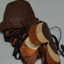 SCENEREAL Thanksgiving Dog Costume, Puppy Bandana Cloak and Hat Set with Pumpkin Maple Leaf Pattern, Funny Pet Holiday Turkey Outfits Clothes for Small Medium Dogs Boys Girls Cats