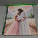 Jesus Hugging Woman Canvas Wall Art Christian Bible Stories Painting Picture Wall Decor Religious Belief Inspirational Poster Print Artwork for Living Room Bedroom Home Decoration (12x16 In)