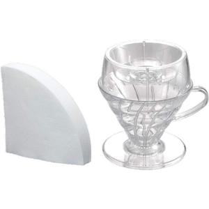 Hario V60 Drip-Assist Set, Size 02, Clear (140ml)