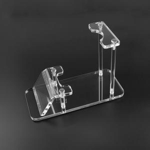 1 Pc Lightsaber Stand Acrylic Lightsaber Hilt Display Holder Desktop Light Saber Hilt Stand Lightsaber Rack for Displaying Lightsaber, Hilt, Wand (Transparent Clear - 1 Pc)