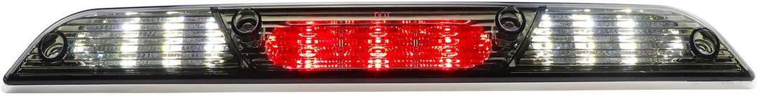 LED Third 3rd Brake Light for 2015-2017 Ford F150 Rear Cargo Lamp High Mount Stop light (Chrome Housing Smoke Lens)