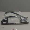 RT-TCZ Center Console Navigation GPS Panel Cover Trim 10.1 Inch Decoration Interior Accessories for Dodge Durango 2022-2025,Black Carbon Fiber