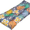 Srutirbo Outdoor Bench Cushion 51x 19 Waterproof Floral Printed Garden Patio Bench Seat Cushion Swing Cushion for Wicker Loveseat Settee, Patio Furniture (Flower)