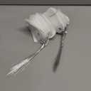 SmartSign (Pack of 1000) 2.75 x 1.375 inch White Blank Tyvek Shipping Tags with Wire, Size #1, 8 mil Thick Tyvek