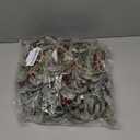 EUBUY 16 Pieces Christmas Mistletoe Decor Artificial Mistletoe Picks Hanging Kitchen Cabinet Christmas Decorations for Xmas Tree Home Door Wall Holiday Party