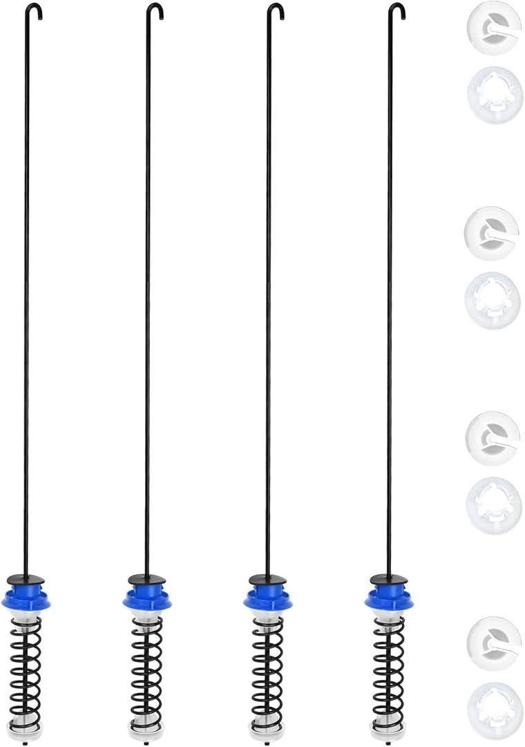 Upgrade W11217817 Washer Suspension Rod Kit Compatible with whirlpool kenmore maytag amana inglis crosley Replaces W11159470 W11226768 Figure 5 Shows More Compatible Models 4 Pcs