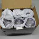 AIANJI 20oz Tumbler Bulk Stainless Steel Tumblers with Lid Vacuum Insulated Double Wall Travel Coffee Mug Powder Coated Tumbler Cup for Hot and Cold Drinks(Black, 6 pack)