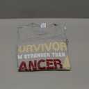 Survivor I'm Stronger Than Oral Head & Neck Cancer Survivor T-Shirt 2 XL 